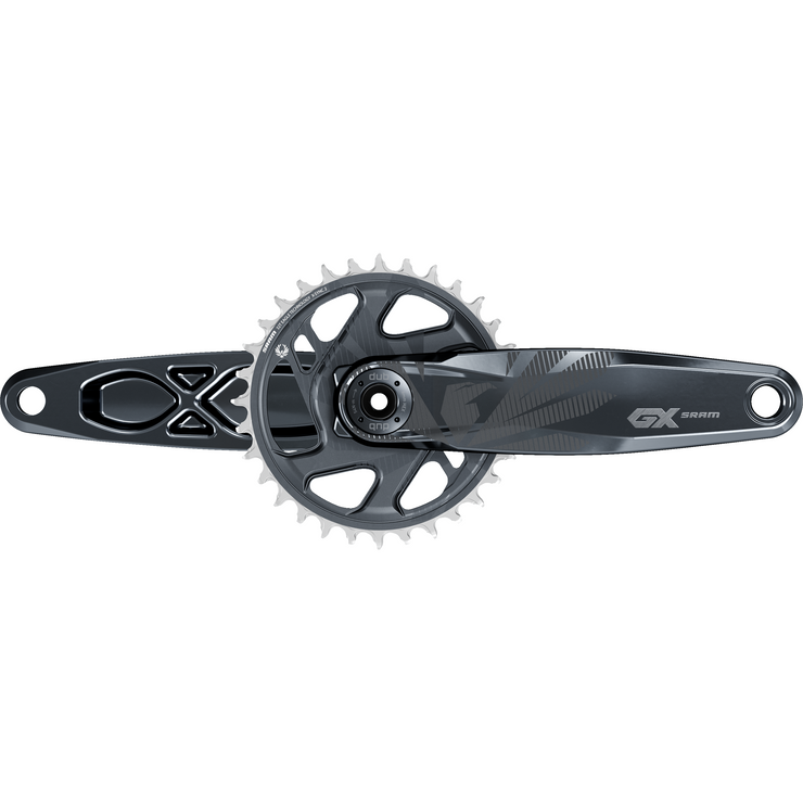 SRAM Eagle GX crankset, Full View