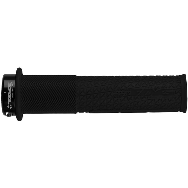 Tag Metals T1 Braap Lock-on Grips, Black, Full View