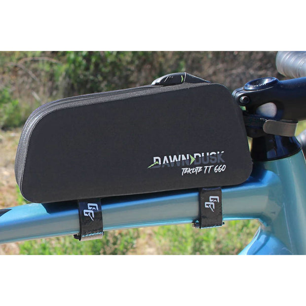 Dawn To Dusk Teklite TT660 Top Tube Bag, Black, Full View
