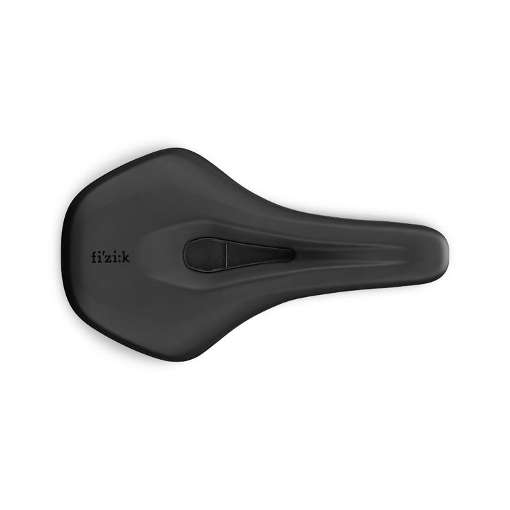 Fizik Terra Aidon X5 Alloy Saddle, top view.