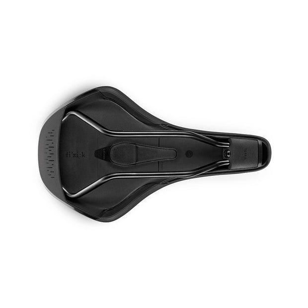 Fizik Terra Aidon X5 Alloy Saddle, underside view.