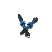 Industry Nine Tubeless Valve Kit Aluminum 40mm (2 valves), Blue, Full View
