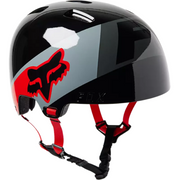 Fox Flight Helmet Togl, black, full view.