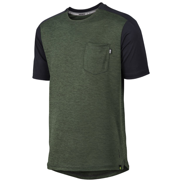 IXS Flow X Jersey, Olive/Black, Full View