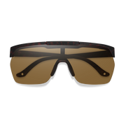 Smith XC MTB Sunglasses, matte tortoise brown, front view.