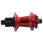 Industry Nine Hydra Mountain Classic Hubset, MS, 28h, ISO 6 Bolt, 15x110 / 12x148, Red, Rear Hub, Full View