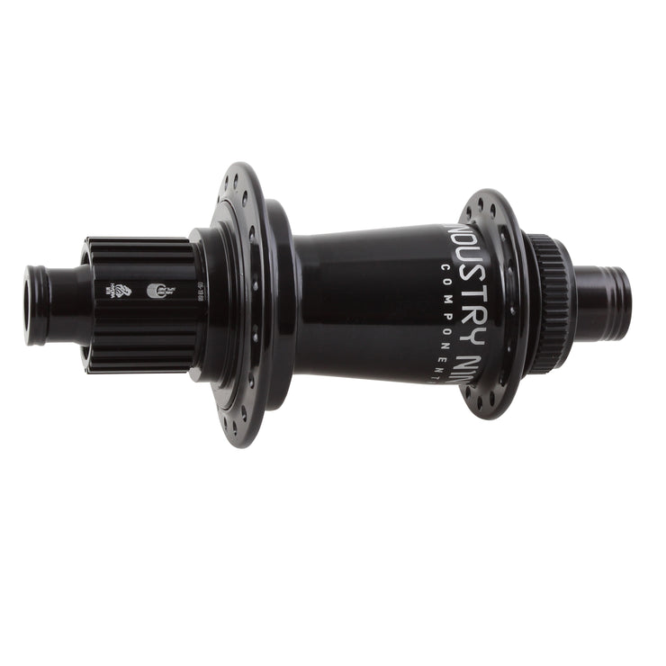 Industry Nine Hydra Mountain Classic Hubset, XD, 32h, Center Lock, 15x110 / 12x148, Black, Rear Hub, Full View